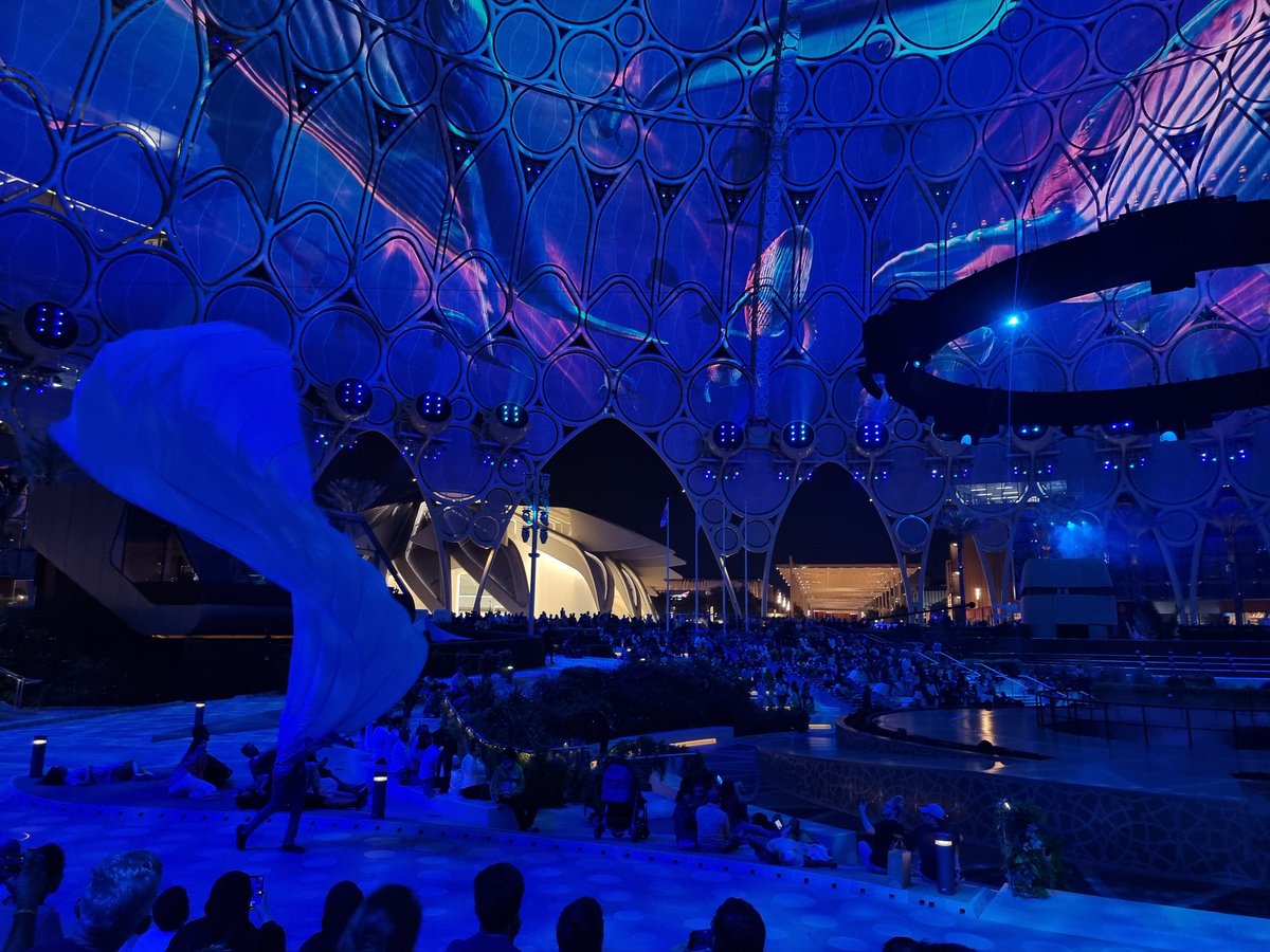 TrevBennett's tweet photo. @spenley @LaraLewington Thank you so much.  It was your episode from the Dubai expo that inspired my wife and I to travel over from the UK and visit the show.  I just knew with the excitment in your eyes explaining from the control room of the plaza LED projection room we'd love it.  Heartfelt thanks x https://t.co/DFrl9LNAq6
