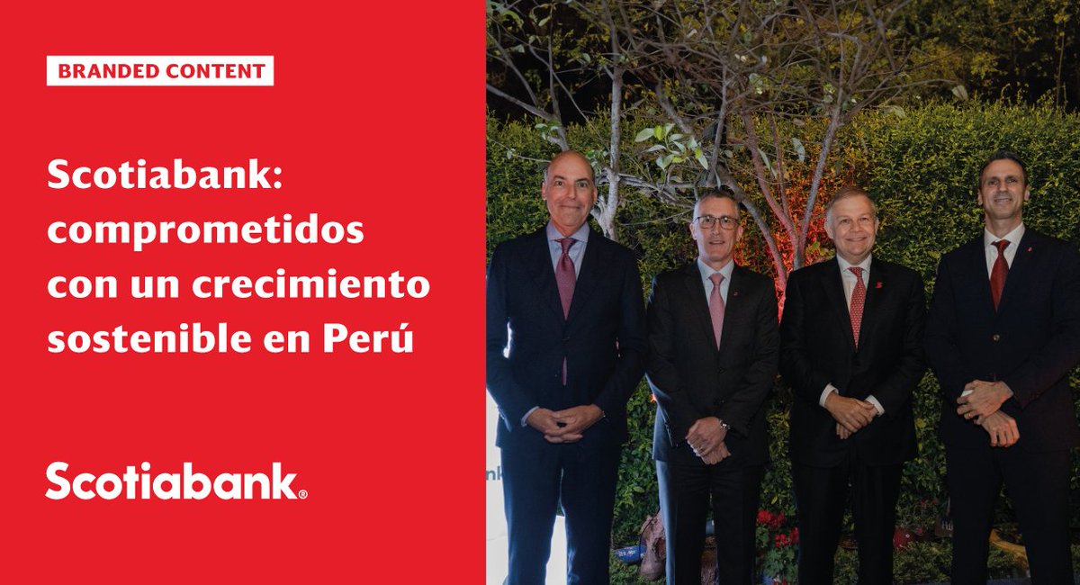 SEMANAeconómica (@semanaeconomica) on Twitter photo #BrandedContent. <a href="/ScotiabankPE/">Scotiabank Perú</a> presentó oficialmente a Sebastián Arcuri como su nuevo CEO, y junto a su CEO Global y Head of International Banking, reforzó su compromiso con sus clientes y el desarrollo del país.
Conoce más: acortar.link/Cg9UF1 #BrandedContent. <a href="/ScotiabankPE/">Scotiabank Perú</a> presentó oficialmente a Sebastián Arcuri como su nuevo CEO, y junto a su CEO Global y Head of International Banking, reforzó su compromiso con sus clientes y el desarrollo del país.
Conoce más: acortar.link/Cg9UF1