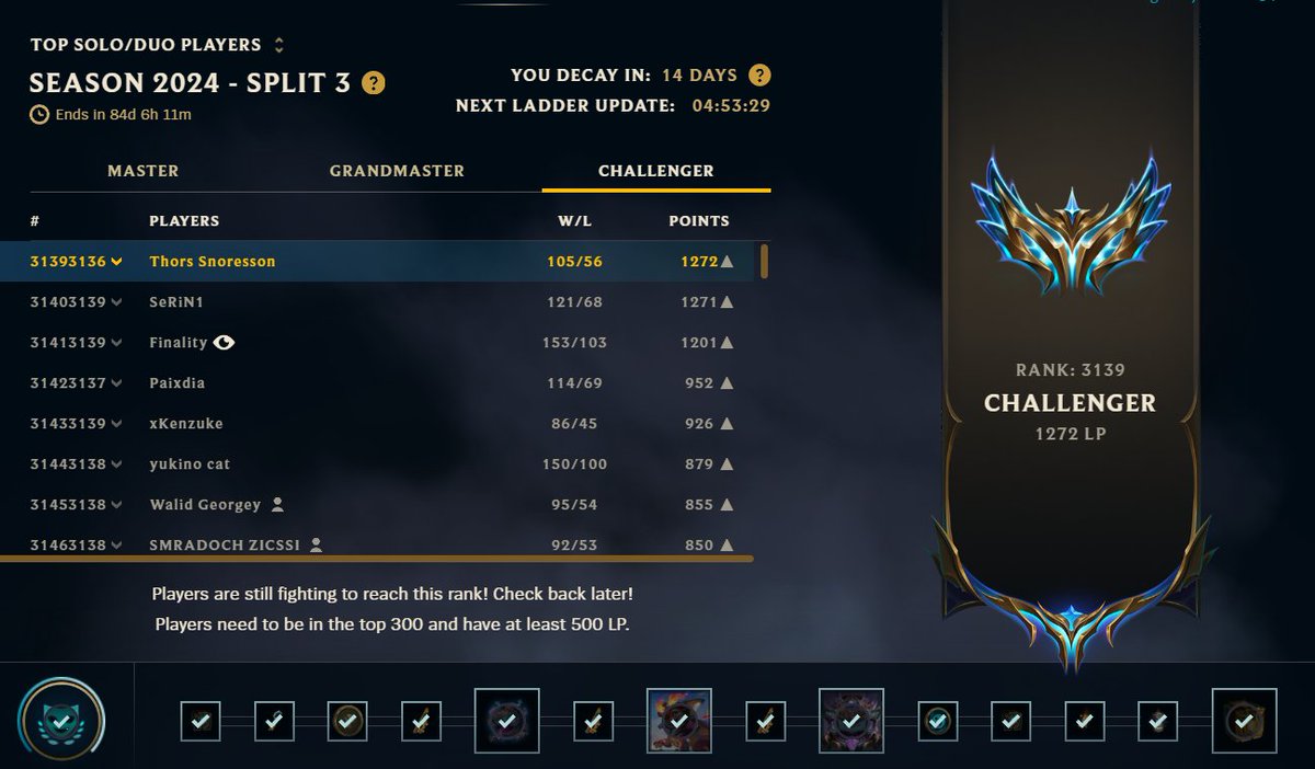 SkewMond_09's tweet photo. Rank 1 Split 1 ✅Split 2 ✅ Split 3 ✅ https://t.co/lOohic6C4e
