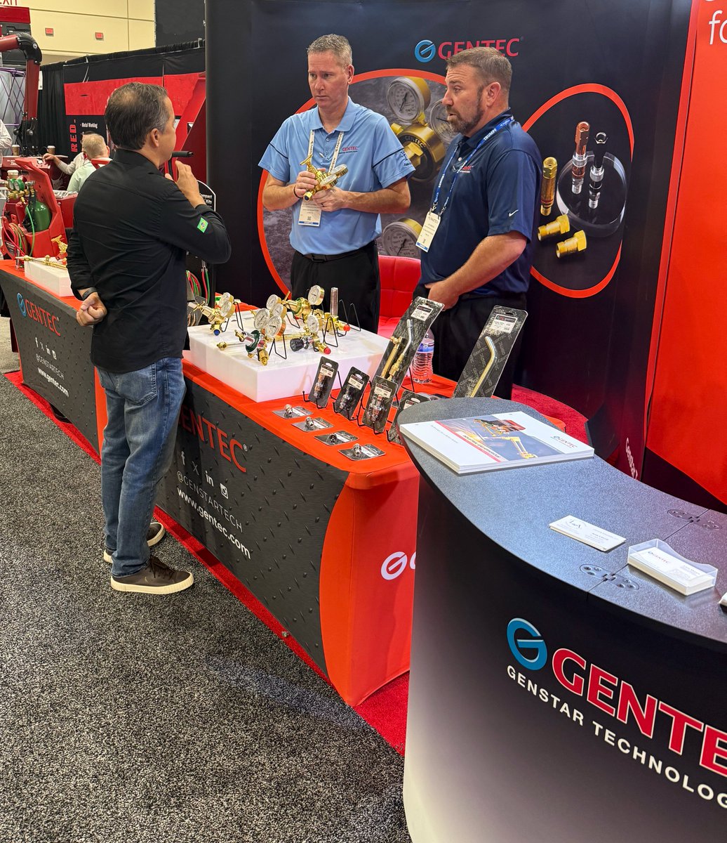 genstartech's tweet image. FABTECH. Day #2.
#FABTECH #FABTECH2024 #Convention #TradeShow #Conference #Welding #Welder #GasWelding #Fabricating #Gentec #Genstartech