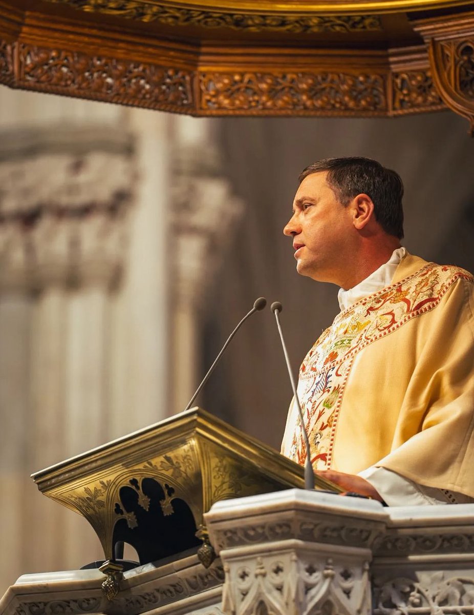 TCarrollEduc's tweet image. Monsignor James Shea, President of University of Mary in Bismarck, is undoubtedly one of the finest Catholic preachers in America today - in the league of the late Bishop Fulton Sheen and Bishop Robert Barron. I was privileged to hear him preach at St Patrick’s yesterday. His…