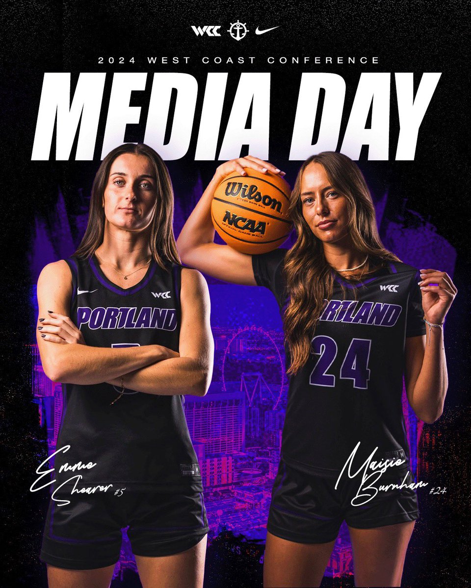 PortlandWBB's tweet image. Tune in! 🔥

Emme Shearer, Maisie Burnham &amp;amp; Coach Meek reporting live from @WCChoops Media Day @ 3:40pm on ESPN+ 🎥

#gopilots