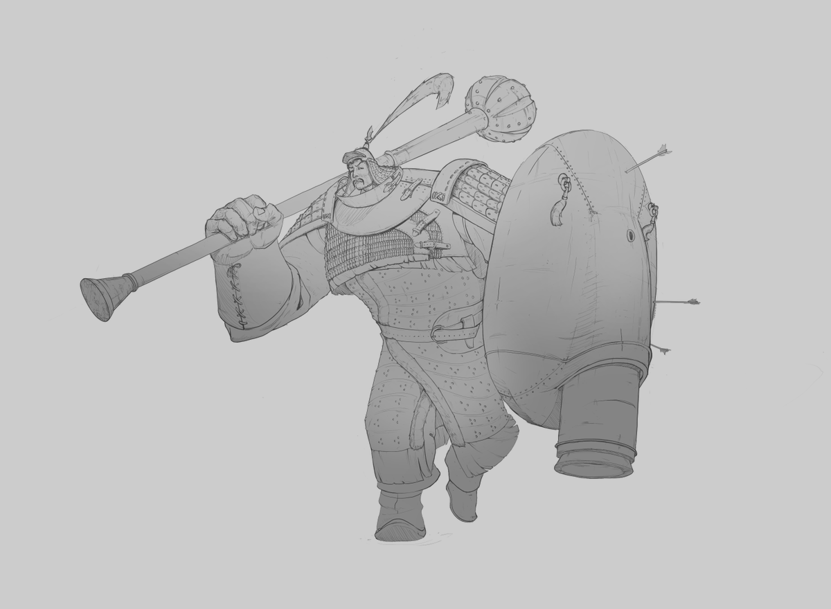 ItIsChickenman's tweet photo. Another big boye

#conceptart  #sketchart #digitalarts #moots #artmoots https://t.co/j76KUym324
