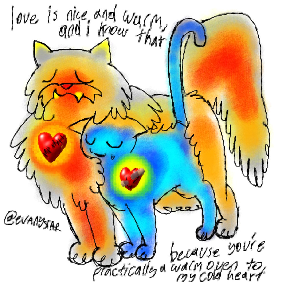 I like the concept of blueyellow 
{#warriorcats #bluestar #yellowfang}