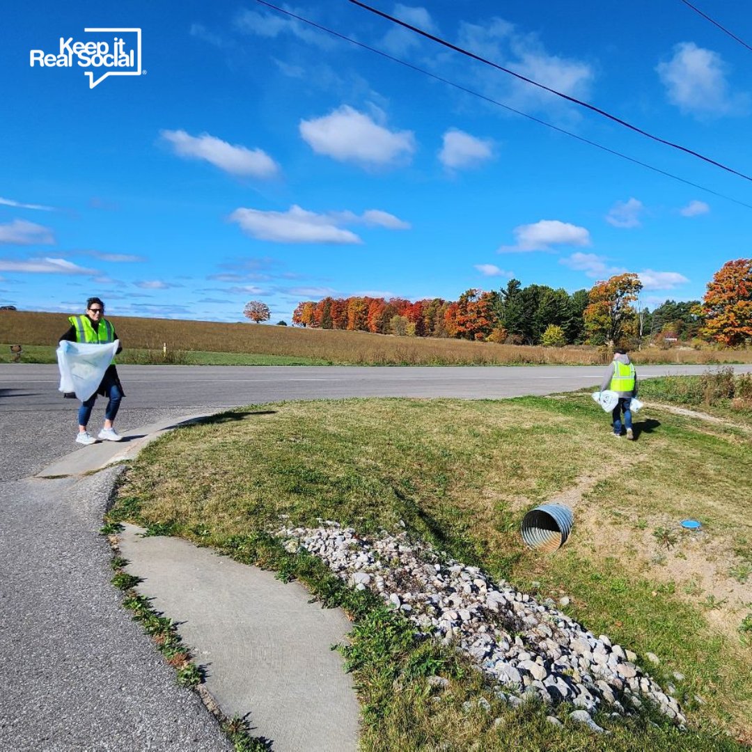 The KRS gang went trash or treating today to clean up our community! 🎃🗑️ We have adopted a local h