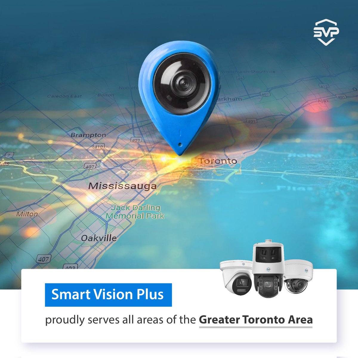 SmartVisionGTA's tweet image. Smart Vision Plus proudly serves all areas of the Greater Toronto Area. With advanced security solutions, professional installation, and 24/7 support, we ensure your home and business stay protected wherever you are in the GTA.

#TorontoSecurityCamera  #securitycamera #toronto