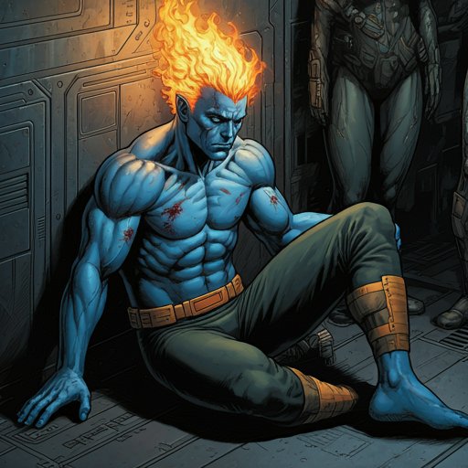 Krakoan3's tweet photo. The mutant healer know only as BLUE. Legend of the mutant uprising. He has saved countless lives with his exceptional bio kinetic abilities but is often plagued by the lives he could not save. #XSpoilers https://t.co/WaodBhYM5M