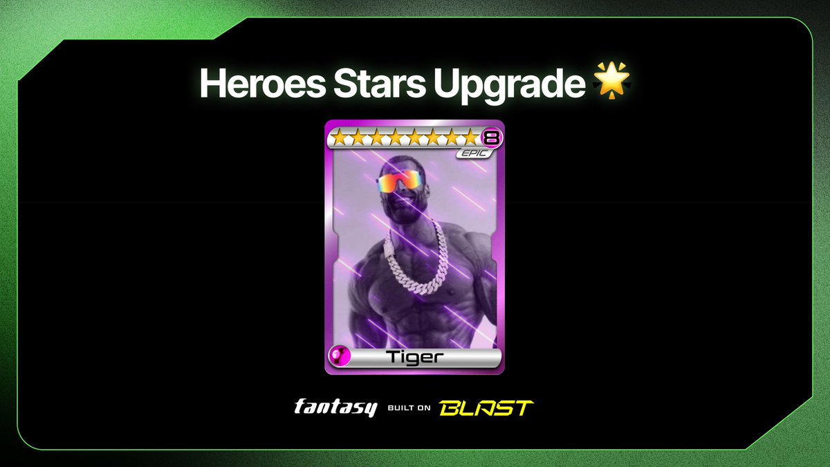 fantasy_top_'s tweet image. New! Heroes Stars now range from 1🌟 to 8🌟.

Everything changes from here. 

Fantasy is becoming more strategic than ever—dive in and explore the new Stars dynamic 🧵