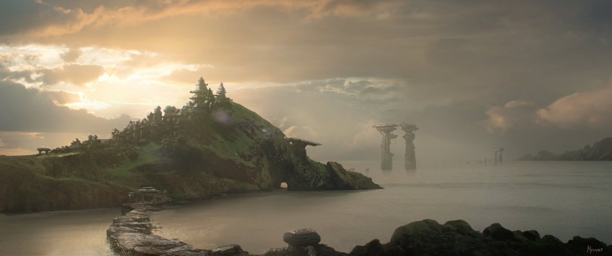 ILMVFX's tweet photo. From lightsabers and starships to alien creatures and ancient temples...take a look at more than a dozen conceptual artworks and designs created for 'The Acolyte,' made by ILM's team of artists in collaboration with Lucasfilm.

Check out more designs here: https://t.co/yq1nXt8166

Design Team: 
Stephen Tappin 
Jason Horley
Aaron McBride
Bimpe Alliu
Brett Northcut