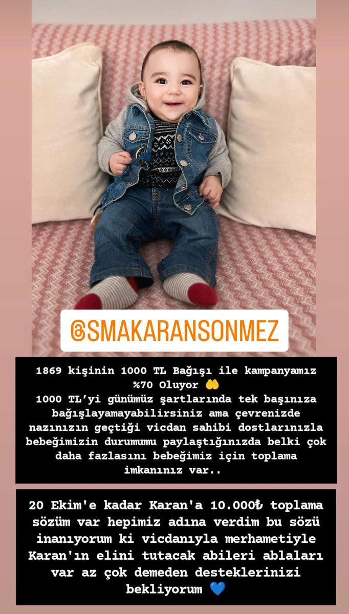 1 🚜 10 TL TR18 0001 0000 4874 2140 0150 03 Alıcı: Gaye Sönmez  Açıklama: Kıvanç Karan VODAFONE ve TURKTELEKOM OPERATÖRLERİ 4718 'e KIVANÇ yaz gönder 20₺ bağışta bulunKIVANÇ yazıp "4718"e göndererek 20 TL bağışta bulunabilirsiniz 💌( Vodafone ve Türk Telekom kullanıcıları)