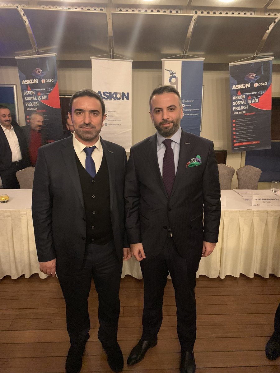 Genel Başkanımız Sn.<a href="/orhanaydin/">Orhan AYDIN</a> öncülüğünde büyük bir heyecan ve coşkuyla yeni dönemde;
Yolumuz bir,derdimiz bir,davamız bir diyoruz Rabbimizden bu sürecin ülkemize,iş dünyamıza ve ASKON'umuza hayırlar getirmesini niyaz ediyoruz.
<a href="/ASKON/">ASKON 🇹🇷</a> 
<a href="/Volkan_Khrmn08/">Volkan Kahraman</a> 

#ASKONgözünAYDIN