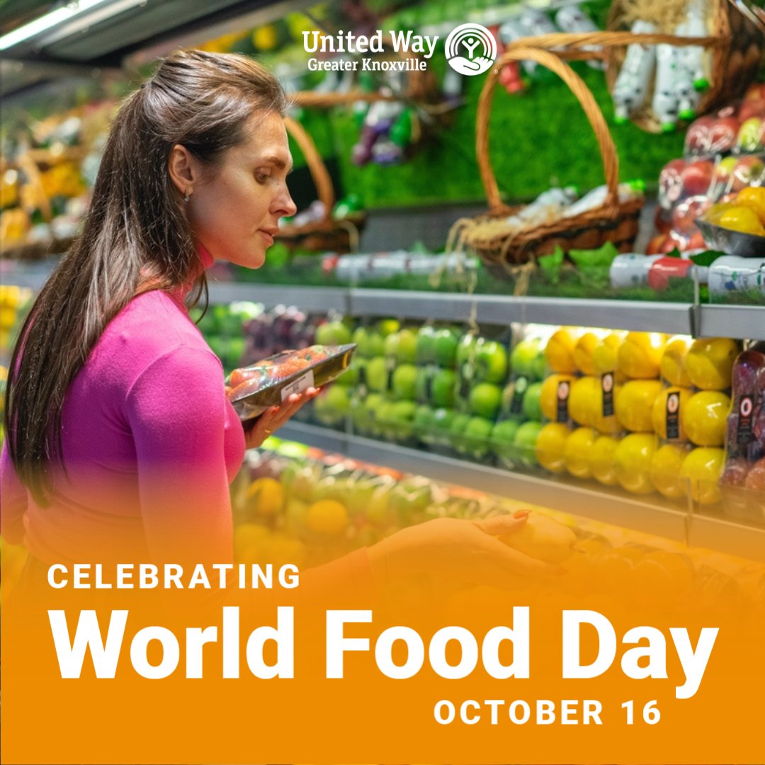 unitedwayknox's tweet photo. Today is #WorldFoodDay! At United Way of Greater Knoxville, we work with local partners to support food security programs that uplift our neighbors in need. Visit https://t.co/dhBTOOFJ1s to learn more, donate or volunteer. https://t.co/RuHZuYYgN2