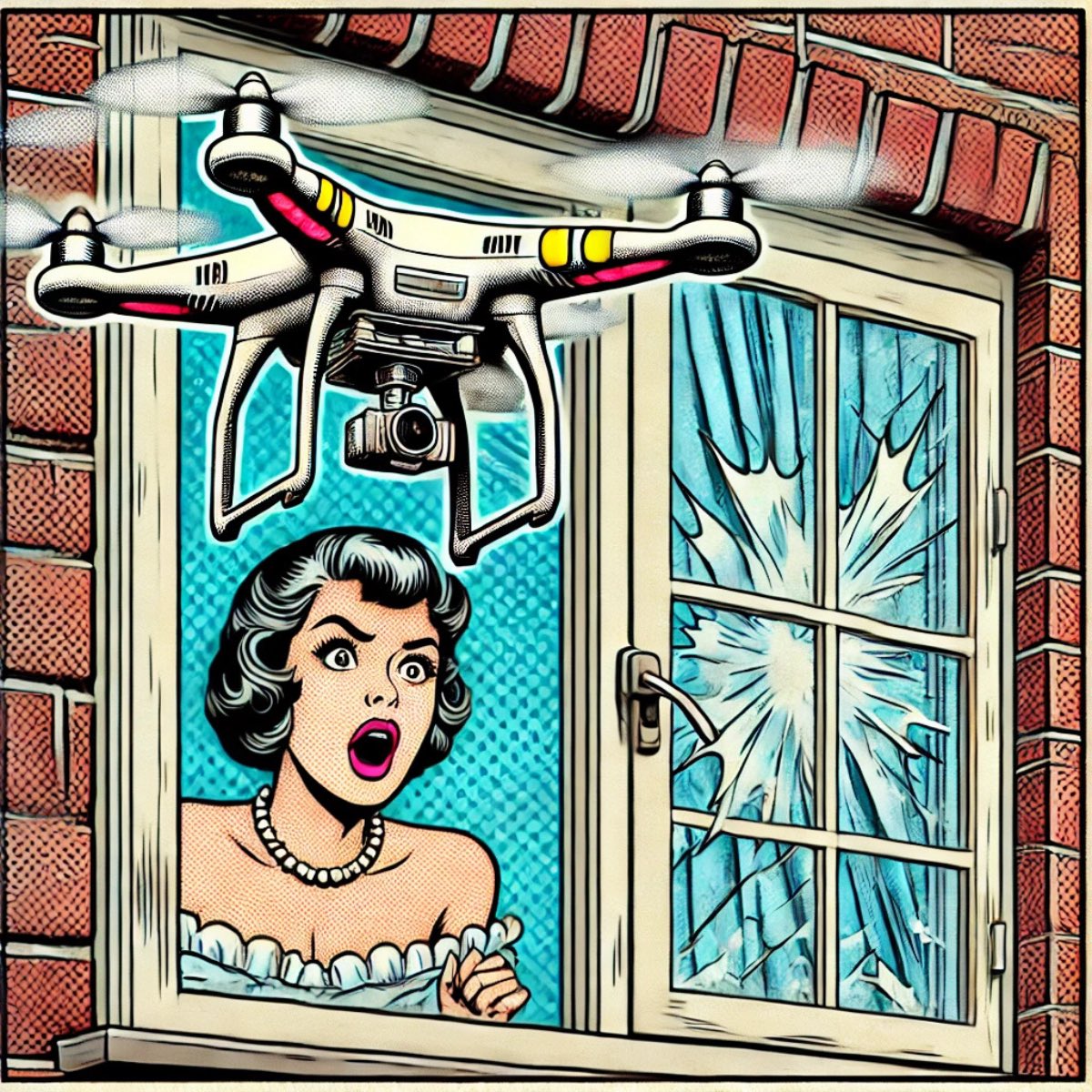 MrStevenBarrow's tweet photo. Did you know it’s a felony to knock a drone out of the sky? That’s right, evening of a peeping Tom is spying in through the bathroom window it’s illegal to hit it with a bat. Thoughts? https://t.co/c4V4vCWU07