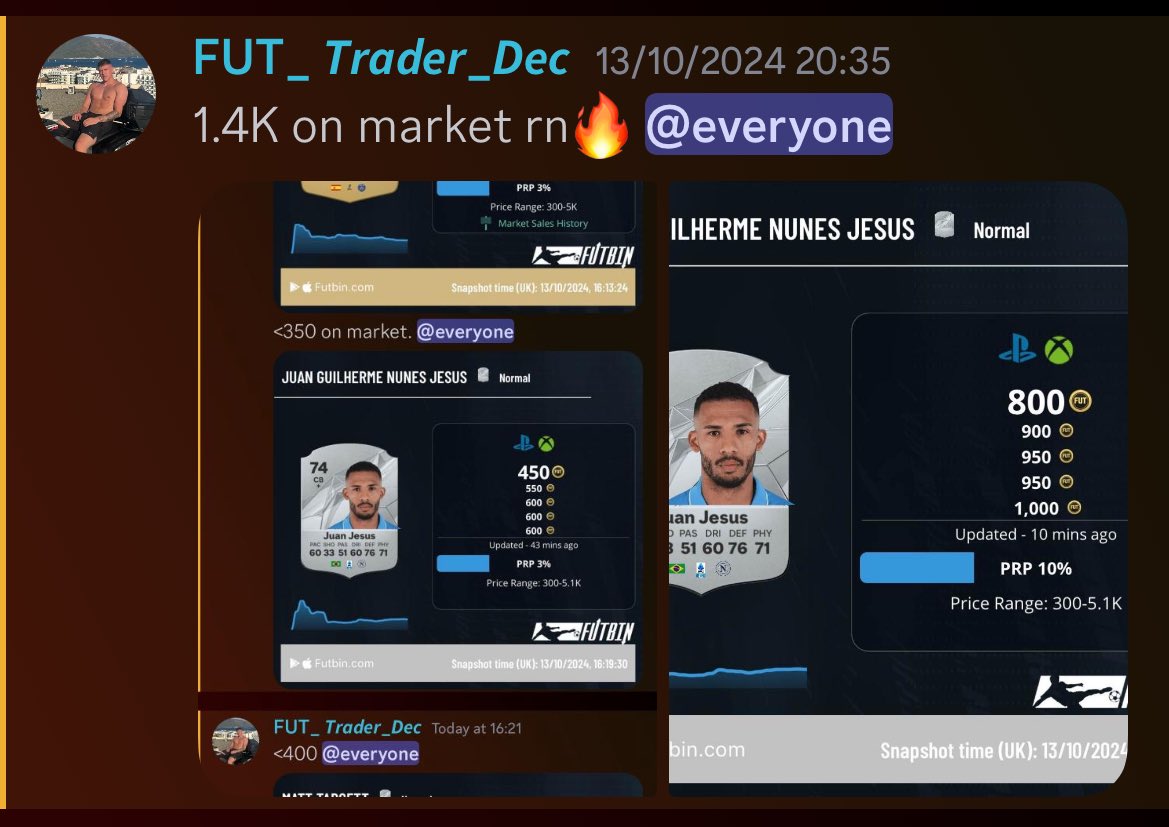 🚨 ~ The discord is making BANK from low budget right now! #EAFC25 

New people are joining day; I’m focusing heavily on getting the new guys coins up as fast as possible so they can jump on higher budget tips🤝

Want in? Join here-
upgrade.chat/90309634727047…