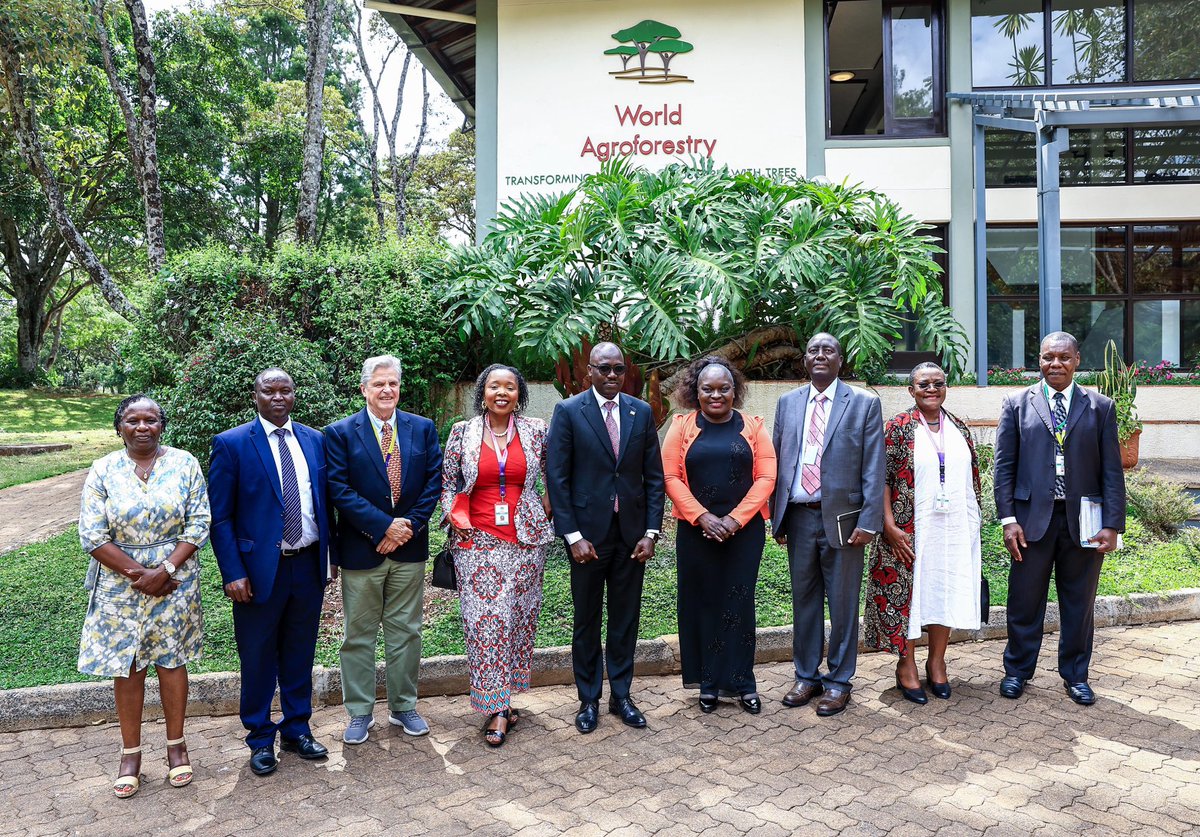 SingoeiAKorir's tweet photo. Pleased to join ⁦@ICRAF⁩ leadership today to commemorate #WorldFoodDay. Commended the organization for its contribution to Kenya’s food, soils and ecological security as well as its excellent evidence based research and documentation. ⁦@ForeignOfficeKE⁩ https://t.co/vMpgYbta6z