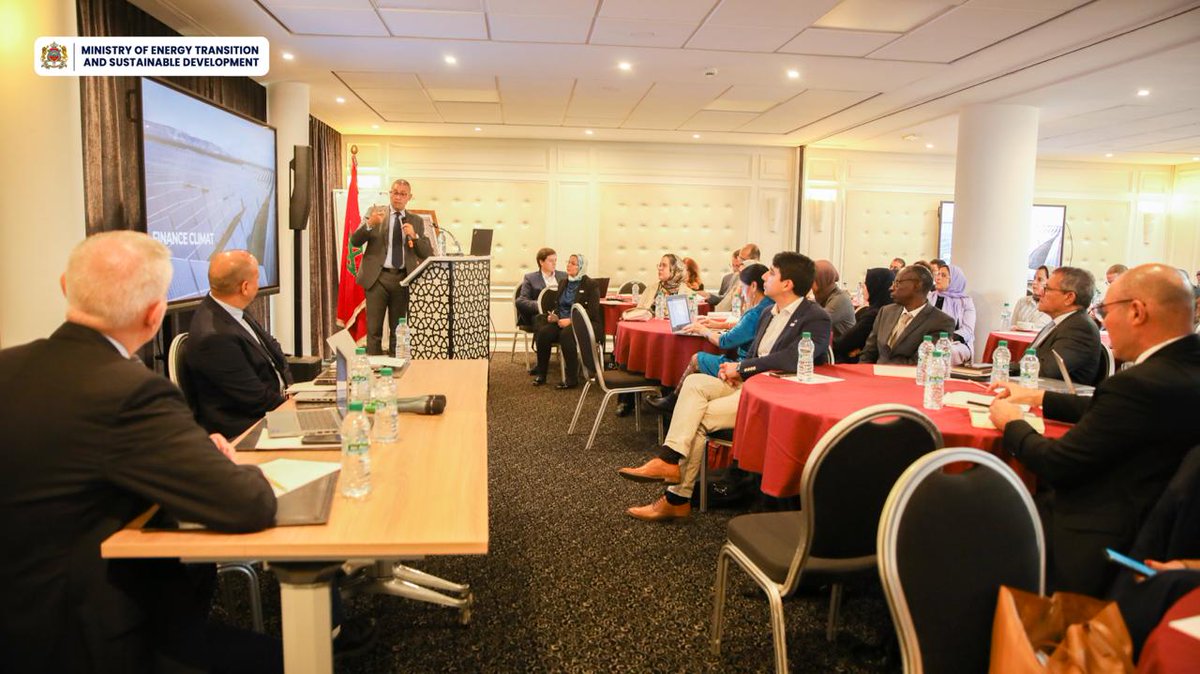 MTEDDMAROC's tweet photo. Mr. Zakaria Hachlaf, Secretary General of the Ministry of Energy Transition and Sustainable Development, participated on Tuesday, October 15, 2025 in Rabat
@UNEP @ndcpartnership
#Morocco #ClimateProjects https://t.co/RPd5XCV0wV