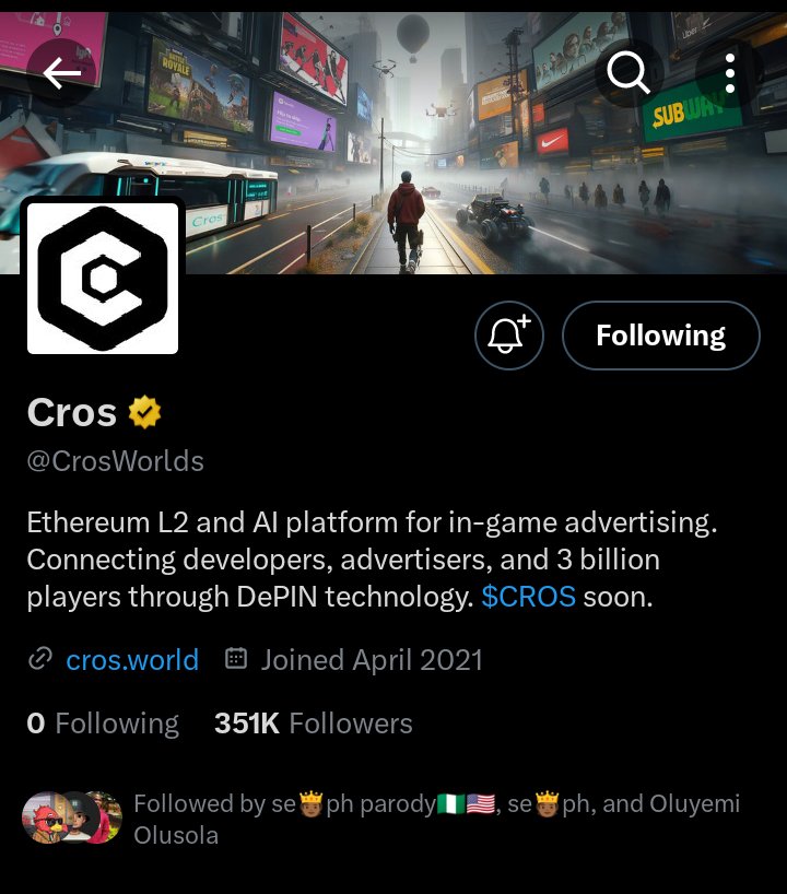 rubby_girll's tweet photo. @bitgetglobal @CrosWorlds Done ✅🤝 

@Miichaeell_Jhay 
@Iam_justfine 

#CROSlistBitget https://t.co/ZmcKmTzQrG