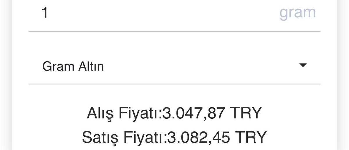 Gram altın güncel fiyat👍🏻