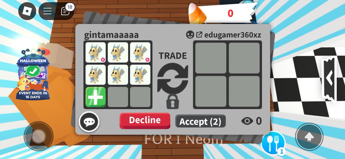 Gooztzz's tweet photo. For neon kitsune
For neon cerberus
For neon peacok
For neon golden dragon 

Looking for neon maker

#adoptmeroblox #adoptmetrading #adoptmetrades #adoptmeoffer
#asoptme #amtrading https://t.co/YY6Z5hYOQV