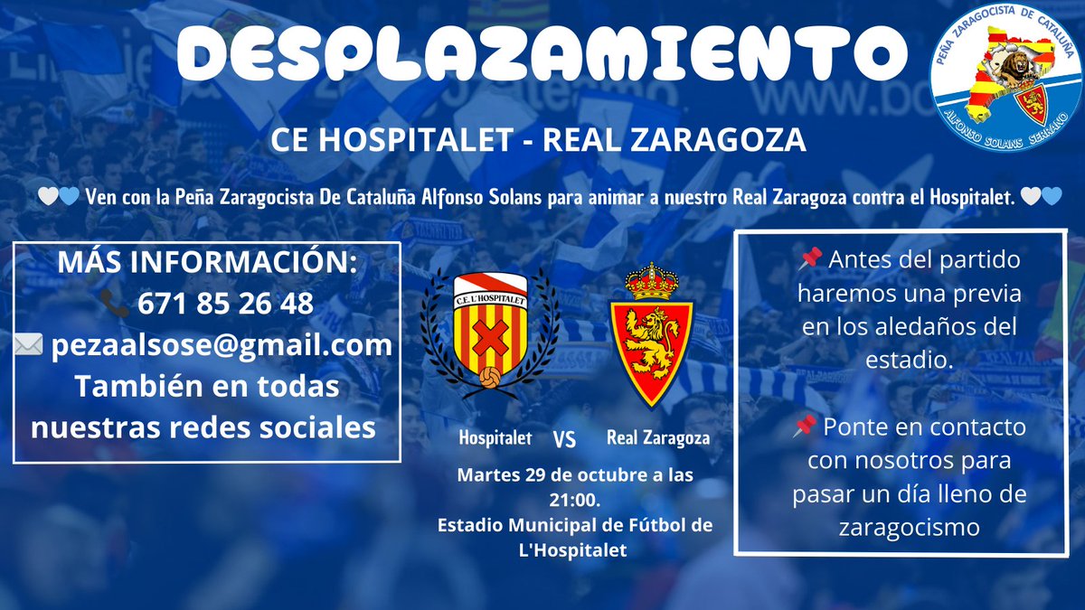 Peña Zaragocista de Cataluña tweet media