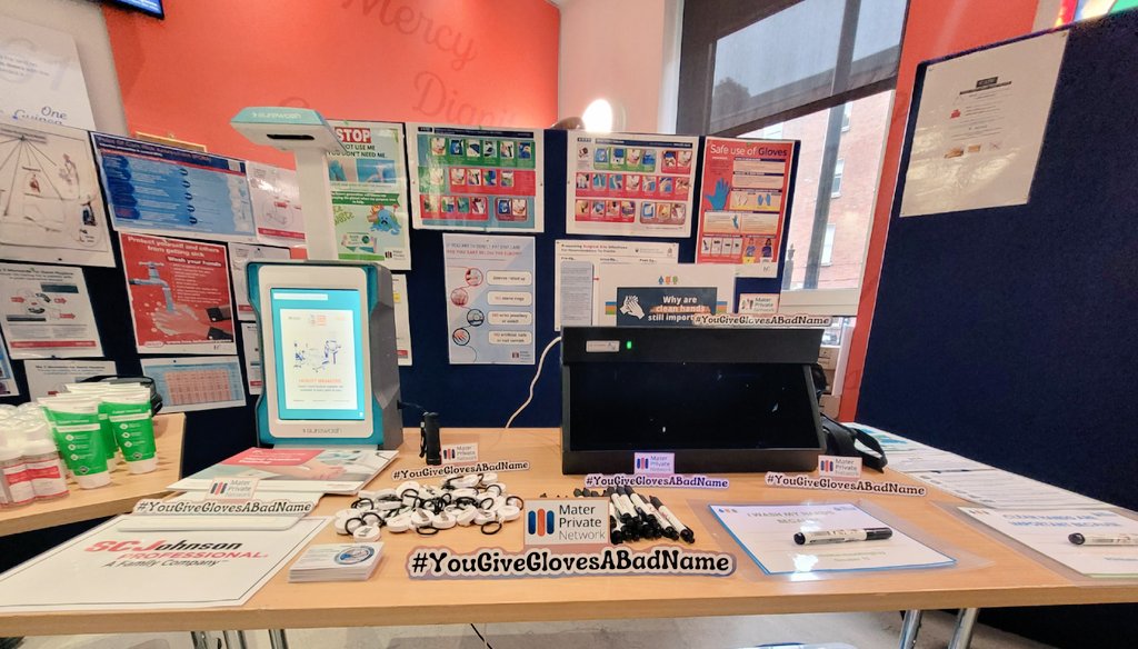 imKCsano's tweet photo. What an incredible event we had! We've had a lot of patients &amp; staff come by our education stands to interact with us &amp; with our corporate sponsors. Our #YouGiveGlovesABadName campaign to promote taking the gloves off when not needed really took off! #IIPW #GlovesOff #IPCMatters https://t.co/MlMYqQz4hT