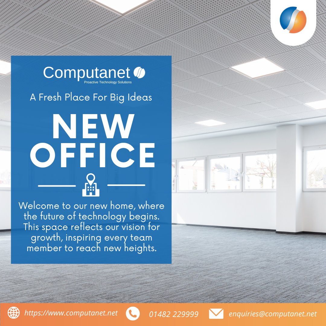 ComputanetMSP's tweet image. 🏢 We are happy to announce that Computanet has opened its latest #newoffice This is perfect for the growth plans we have in place; we are so excited to bring on new people and watch our team grow.
#newoffice #computanet #growth #IT