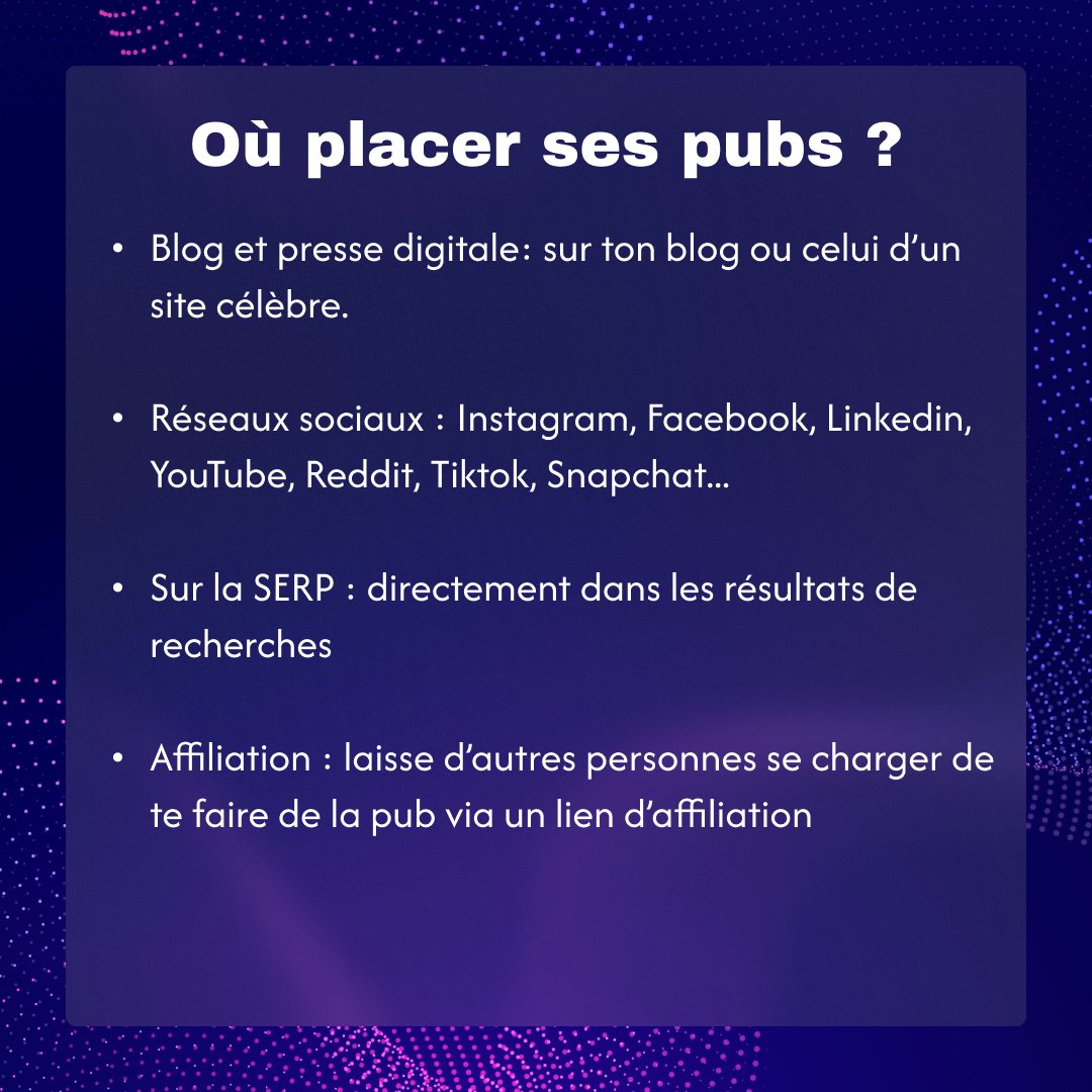 Techtrust_'s tweet image. Qu&apos;est-ce que la publicité sur internet et comment fonctionne-t-elle ? 💡

Swipe pour en savoir plus ➡️
tech-trust.fr

hashtag#PublicitéDigitale
hashtag#MarketingDigital
hashtag#PublicitéEnLigne