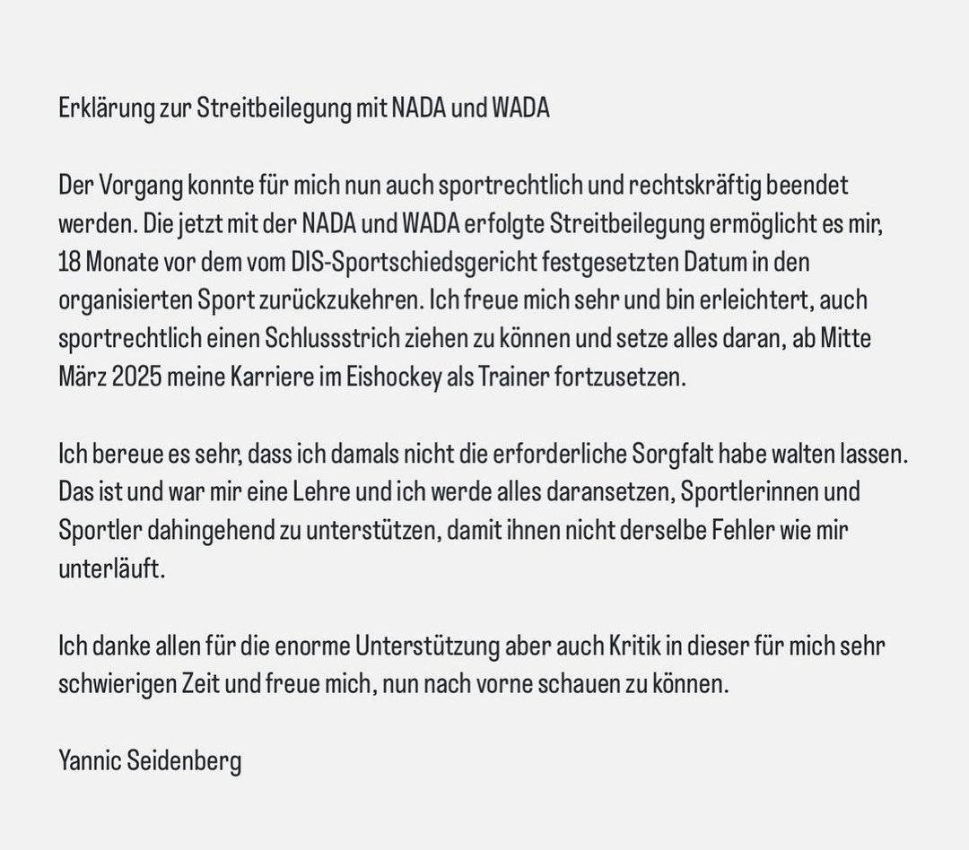 Clever oder dumm? Seidenberg akzeptiert einen Strafbefehl, in dem festgestellt wurde, dass er absichtlich gedopt hat. Auch deshalb wurde heute seine Sperre reduziert. Kaum passiert, färbt er öffentlich seine Straftat schön. Lassen sich <a href="/NADADeutschland/">NADA</a> und <a href="/wada_ama/">WADA</a> sowas bieten?