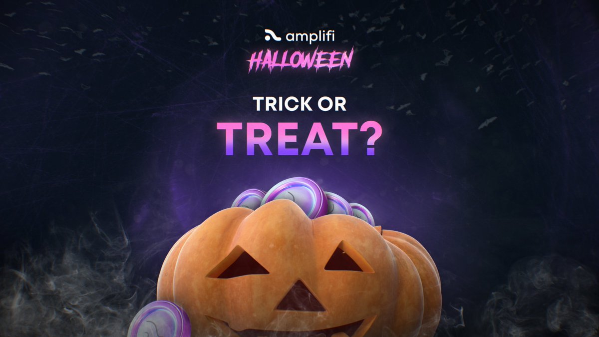 It’s time to trick or treat with Amplifi... Get your alarm clocks set for next week... and your candy bags ready and waiting... 🧛‍♂️ 🎃 👻 🤖