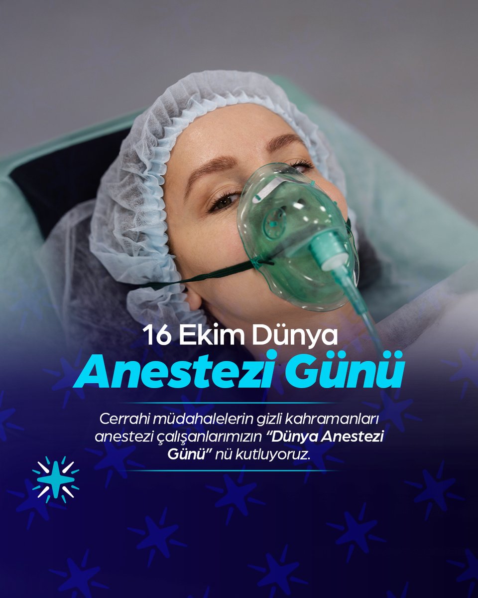 Cerrahi müdahalelerin gizli kahramanları anestezi çalışanlarımızın 'Dünya Anestezi Günü'nü kutluyoruz... 💐
#dünyaanestezigünü