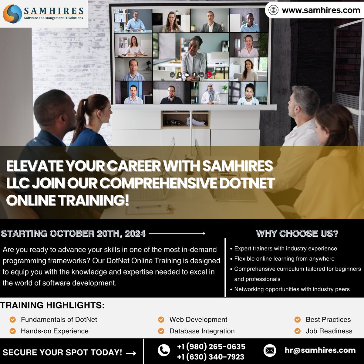Samhiresllc's tweet image. 𝐄𝐥𝐞𝐯𝐚𝐭𝐞 𝐘𝐨𝐮𝐫 𝐂𝐚𝐫𝐞𝐞𝐫 𝐰𝐢𝐭𝐡 𝐒𝐚𝐦𝐡𝐢𝐫𝐞𝐬 𝐋𝐋𝐂 𝐉𝐨𝐢𝐧 𝐎𝐮𝐫 𝐂𝐨𝐦𝐩𝐫𝐞𝐡𝐞𝐧𝐬𝐢𝐯𝐞 𝐃𝐨𝐭𝐍𝐞𝐭 𝐎𝐧𝐥𝐢𝐧𝐞 𝐓𝐫𝐚𝐢𝐧𝐢𝐧𝐠!

#DotNetTraining #SamhiresLLC #SoftwareDevelopment #LearnDotNet #WebDevelopment #OnlineTraining #CareerGrowth