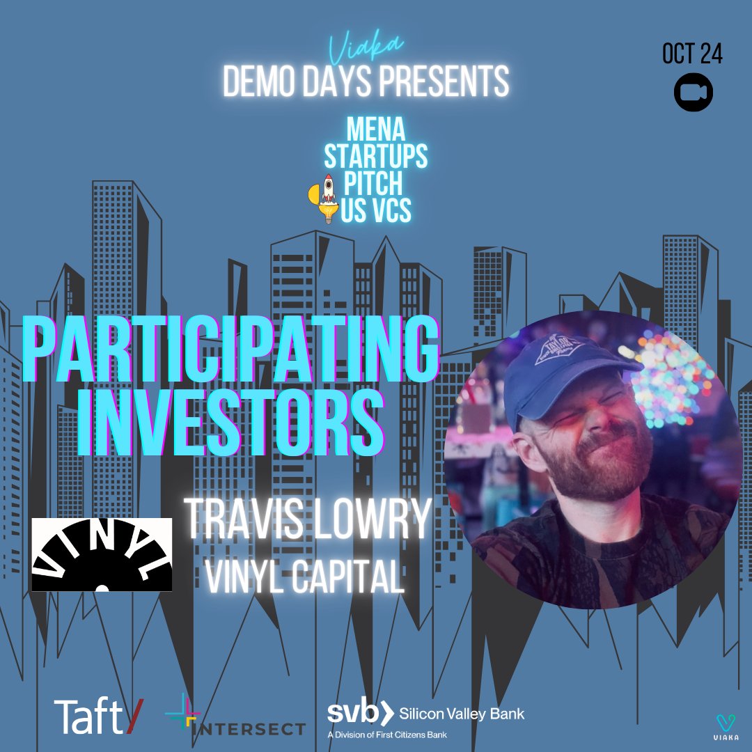 Viaka (@viaka16) on Twitter photo Excited to welcome Travis, GP <a href="/vc_vinyl/">Vinyl Capital</a> , as our next panelist for MENA Startups Pitching American VCs! ๐ Vinyl, a formation-stage fund, backs the future of commerce enablement!
๐Book your virtual spot today: lu.ma/syobmv1h Excited to welcome Travis, GP <a href="/vc_vinyl/">Vinyl Capital</a> , as our next panelist for MENA Startups Pitching American VCs! ๐ Vinyl, a formation-stage fund, backs the future of commerce enablement!
๐Book your virtual spot today: lu.ma/syobmv1h