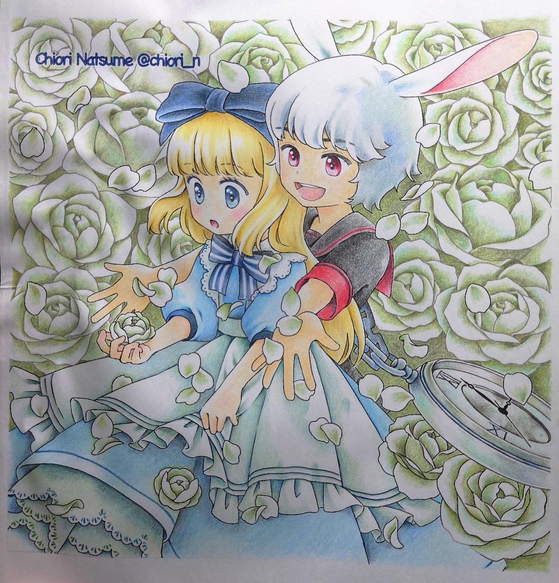 mai_sirius's tweet photo. #あなたの評判良かった4選がみたい 

最後の1枚は色鉛筆画、それ以外は塗り絵です https://t.co/r3XVvP8uo6