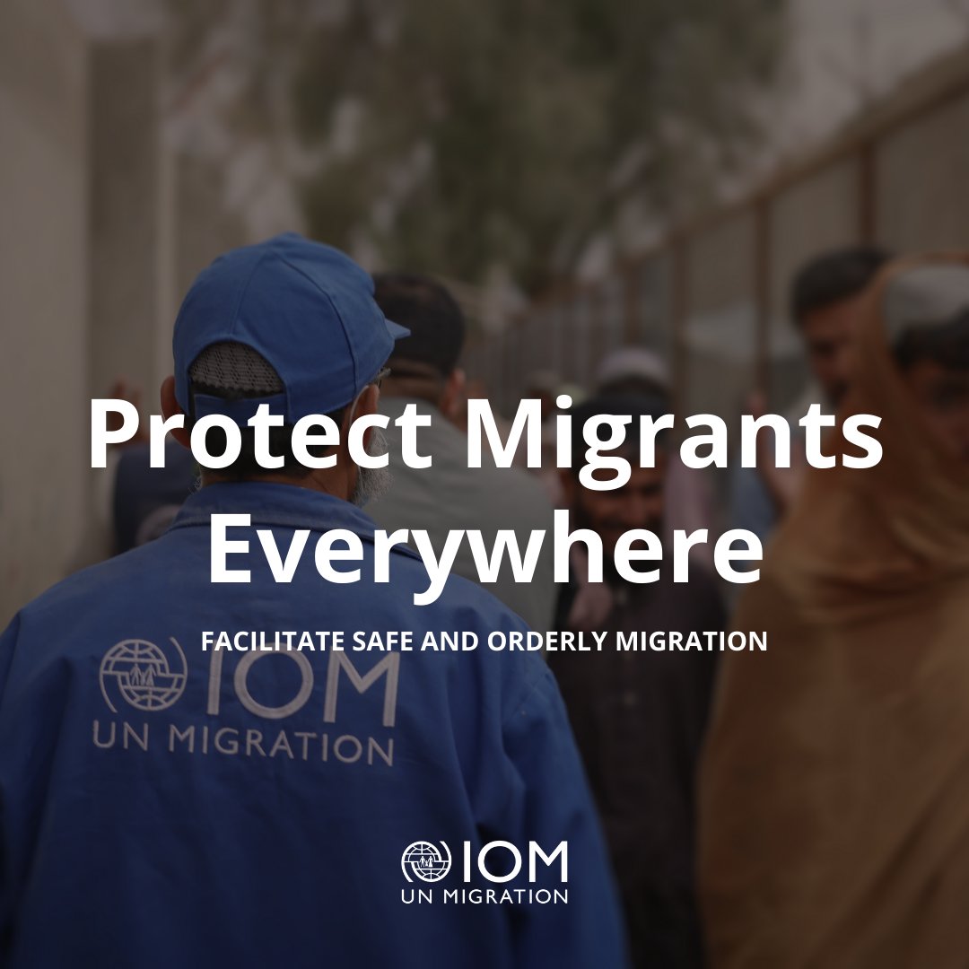 IOM_Mozambique's tweet image. 🌍 Migration is a journey for many, but it should always be a safe and dignified one.

IOM is committed to support internally displaced people worldwide and actively advocates for #RegularPathways, promoting safe, orderly, and humane migration.