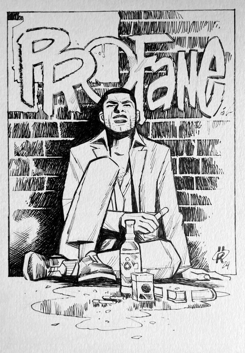 RaulFdezFonts's tweet image. 24YEARS/ day 16, Will Profane. 
Today last issue of Profane hit the stores, please, don't miss it!
#profane #Inktober #inktober2024