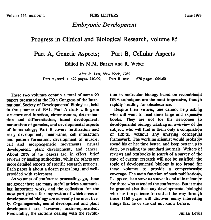 Dedicated to all my fellow prisoners who (like me right now) are trying hard to find something to write on time for the proceedings of meeting X or Y😖Written by the  late and brilliant Julian Lewis in 1983🤓A synthetic comment.