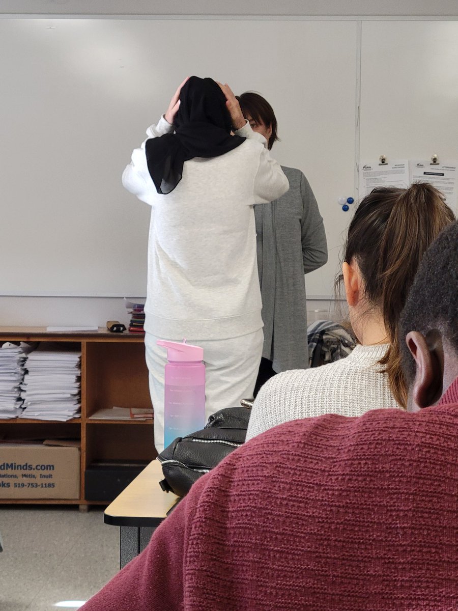 Thank you, Jen, for visiting our NBE3C/3U class this morning to share your story and providing students the opportunity to experience a sacred smudging ceremony. #WCDSBAwesome