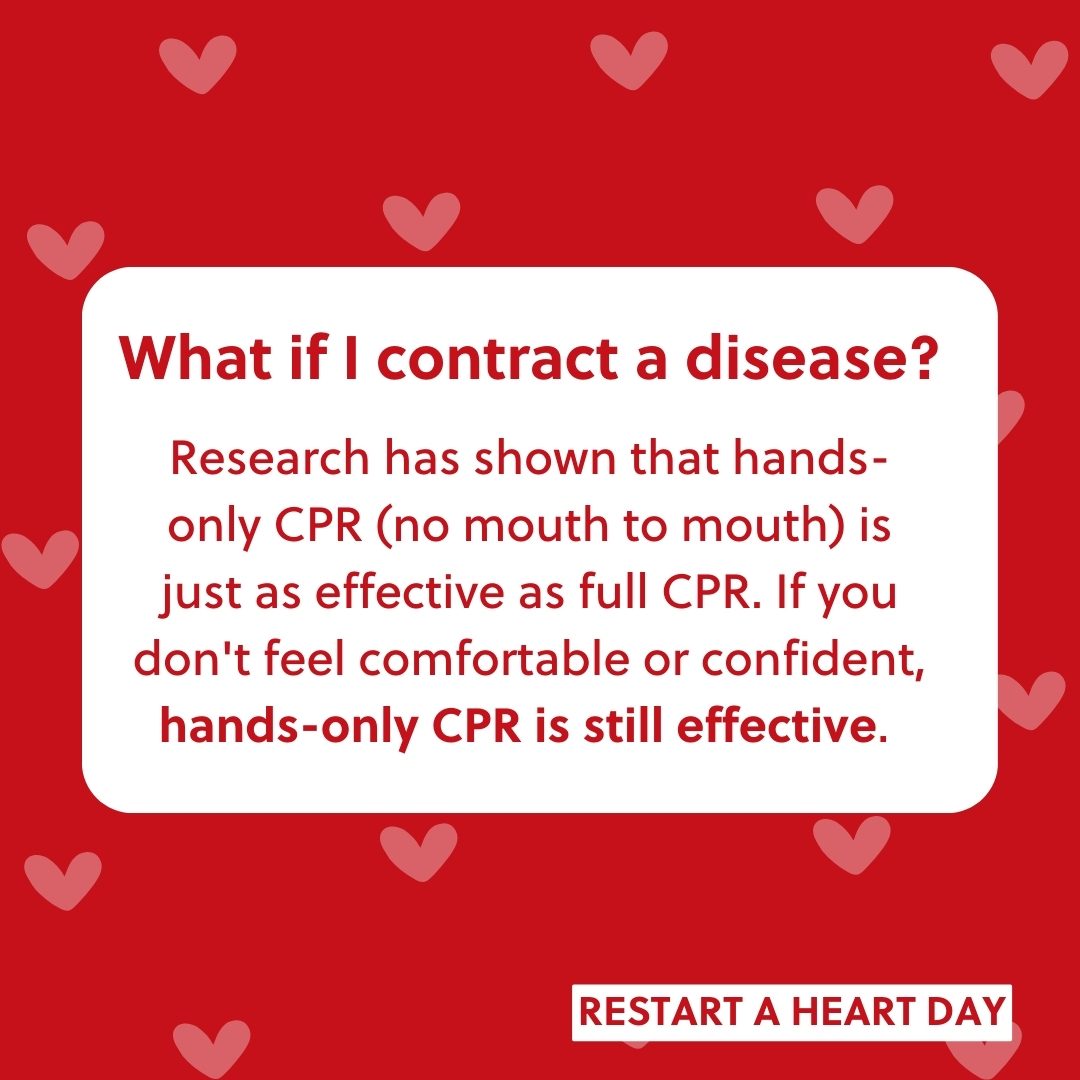 KIMShospital's tweet image. Today is Restart a Heart Day ❤️

For every minute CPR is not performed on a cardiac arrest victim, their chances of survival drops by 7-10%.

Let’s spread the word and save lives! 💪 #RestartAHeartDay #CPRAwareness #SaveALife