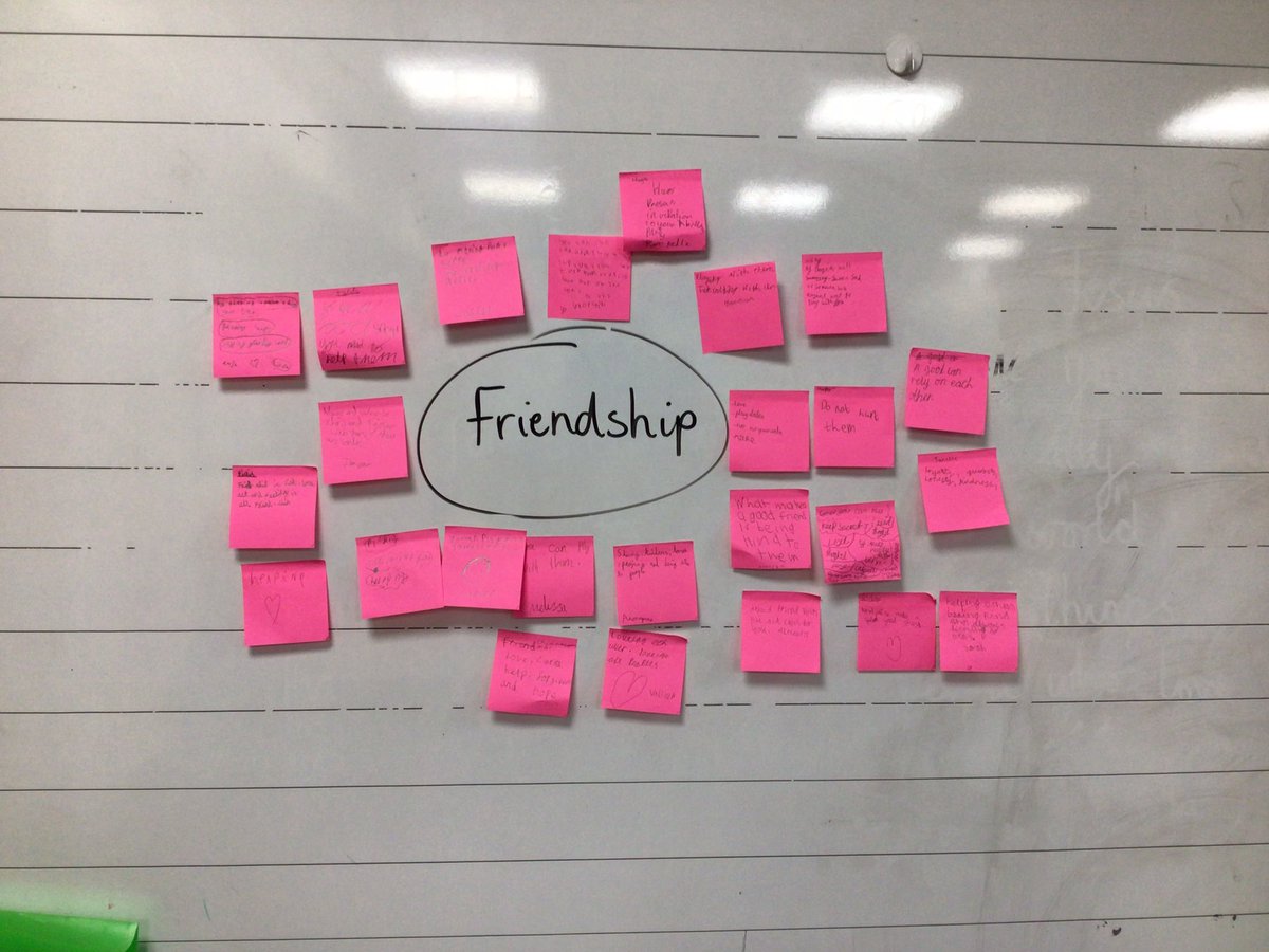 StMaryB17's tweet photo. In #PSHE today, #Y3 were discussing what makes a good friend. We then looked at how to appropriately react to a friendship conflict. #Art15 #Art29 https://t.co/bmUQkEDcR3