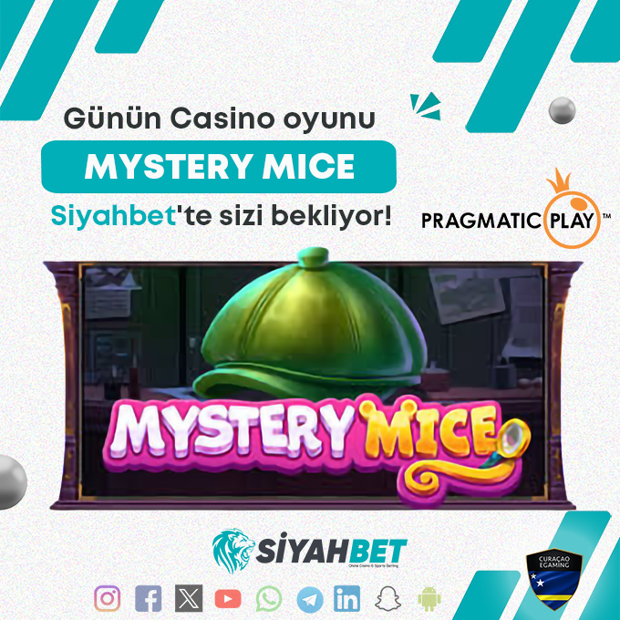 🌟 Pragmatic Play'in yeni oyunu Mystery en kazançlı hali ile Siyahbet'te! 🌟

🆕 5.000x'e kadar kazanma şansı sizi bekliyor!

🪐 En güncel casino oyunlarının adresi Siyahbet'te dünyaları kazanın!

↪️ Hemen oyna: bit.ly/siyahbet_giris
