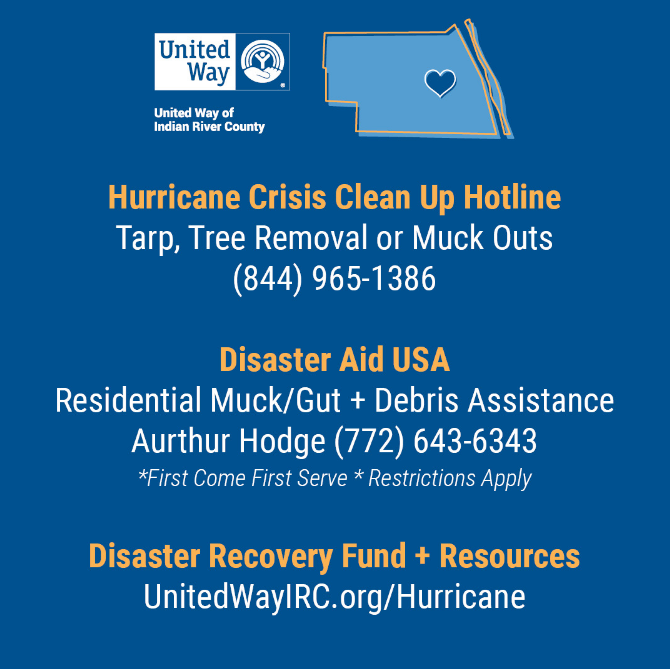 CleveClinicFL's tweet image. The safety and well-being of our community is important to us. If you need assistance in the aftermath of #HurricaneMilton, the @UnitedWay of #IndianRiverCounty is providing a variety of resources.

➡️Visit their website for more details: UnitedWayIRC.org/Hurricane