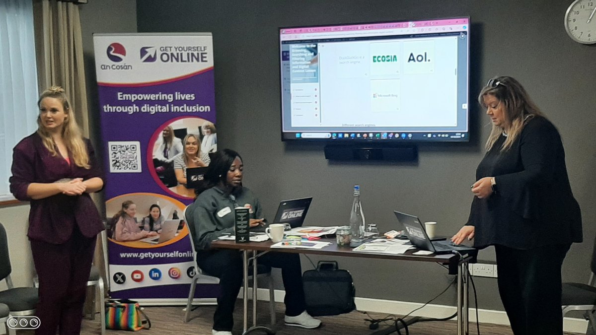 an_cosan's tweet photo. Members of our #DigitalInclusion team are delivering #DigitalLiteracy workshops about our FREE #GetYourselfOnline tools resources, which are enabling adult learners across Ireland to develop the skills they need for life, work & learning, at @nalaireland's Adult Literacy Learner Day

#AdultLiteracyForLife
