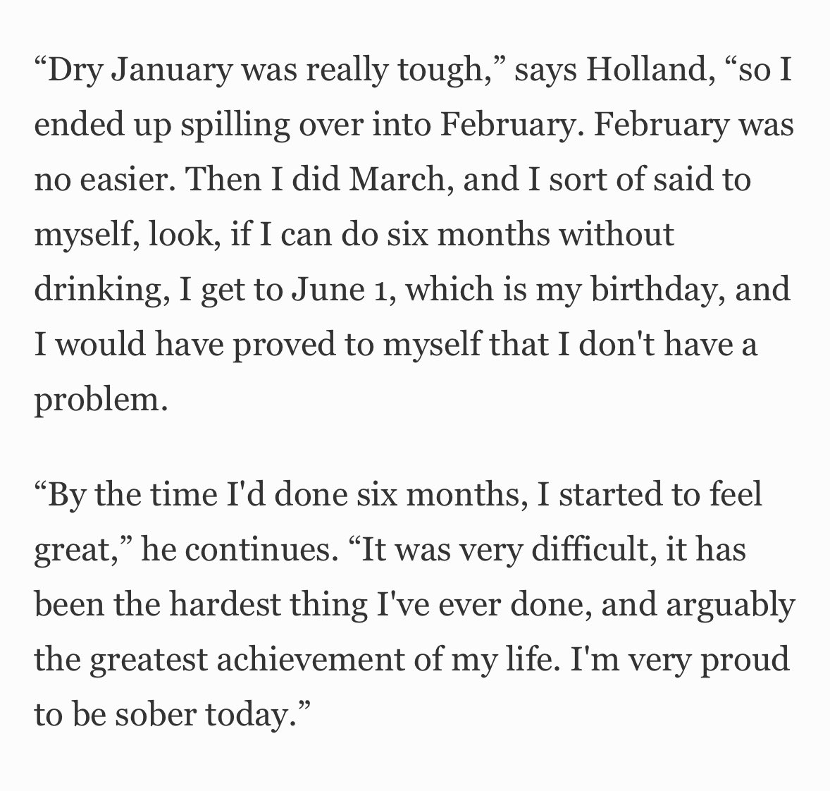 spideysbrie's tweet photo. “I’m very proud to be sober today,” ❤️ https://t.co/ouvQeXu3h1