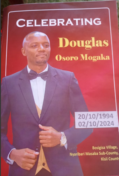 C_NyaKundiH's tweet photo. A suicide note allegedly left by Douglas Mogaka, the 32-year-old teacher from Kenya High School, has surfaced and is circulating in Facebook and WhatsApp groups, in which he reportedly accuses his boss of causing him severe embarrassment. 

Mogaka passed away earlier this month after being found hanging from a tank ladder within the school compound. 

Initial investigations indicated that he had apparently taken his own life using a belt, although the exact motive remained unclear at the time.