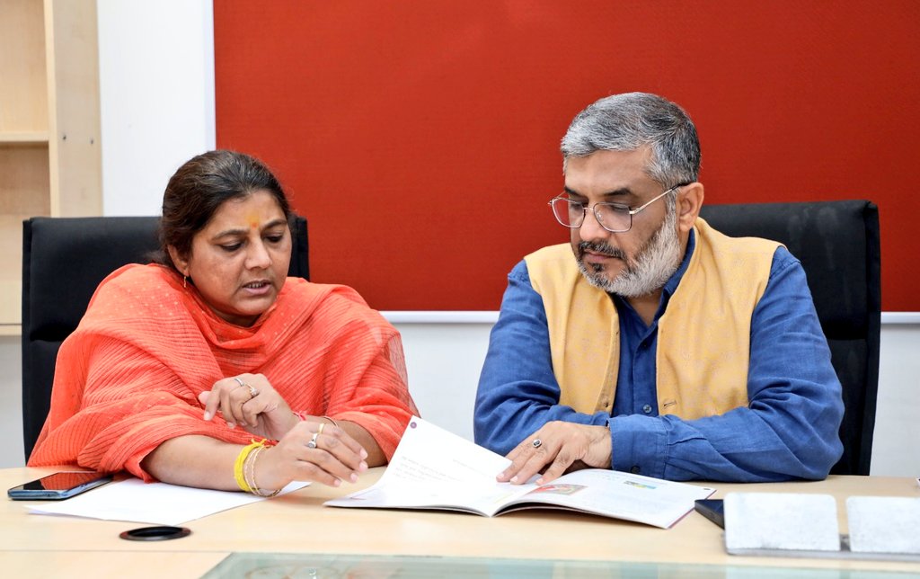 NCTE_Official's tweet photo. Professor Pankaj Arora, Chairperson NCTE chaired a Discussion Meeting with the primary objective of deliberating over
the role of Teacher Education Institutions (#TEIs) for effective implementation of #ULLAS, organised by Cell for National Centre for Literacy today at CIET NCERT. https://t.co/KRS3Mqgzx9