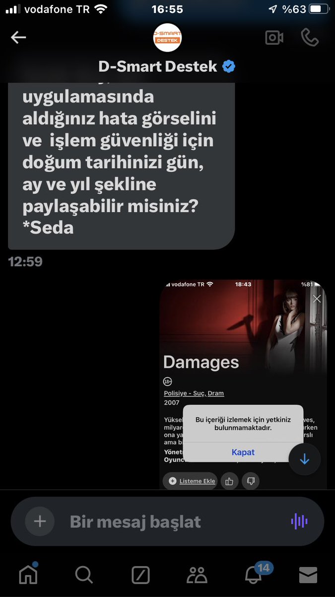 selamjack1's tweet photo. @DSmartDestek tebrikler hala izleyemiyorum. Müracaat 2021. Şu an yıl 2024. Çok hızlı çözümleriniz için kutlarım sizi 😂 https://t.co/IyPdWm6AcC
