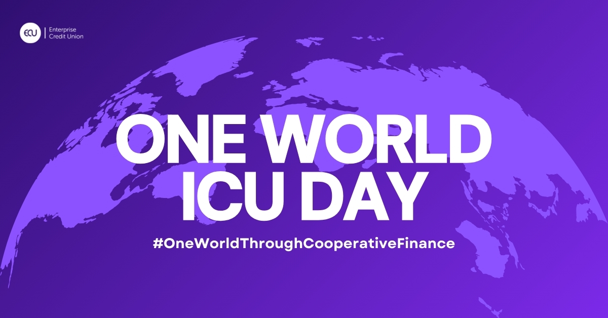 EnterpriseCU's tweet photo. 🌍 The #ICUDay2024 theme is #OneWorldThroughCooperativeFinance, so we're ready for a global challenge tomorrow!
The #CUChallenge will show the impact we've had on Liverpool, and we're asking Heritage CU to share how they've changed Dublin for the better, too...
Get ready! 💪 https://t.co/Deqh9ALa6u