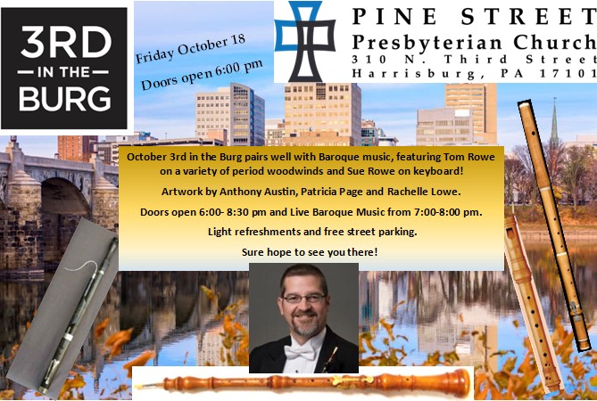 Join us for 3rd in the Burg this Friday from 6:00-8:30pm! Free street parking, music, art, and light refreshments. Make sure you join us! <a href="/3rdintheBurg/">Third IntheBurg</a>