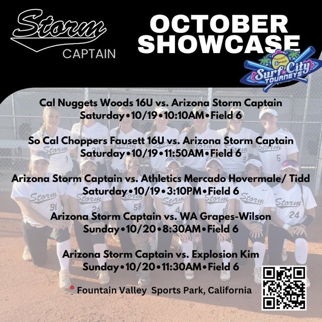 Sydney Root (@sydneyroot_2028) on Twitter photo ⚡️First showcase of the season.
Excited to get on the field! ⚡️
<a href="/AZStormFastptch/">Arizona Storm Fastpitch</a> <a href="/azstormcaptain/">Arizona Storm - Captain</a> ⚡️First showcase of the season.
Excited to get on the field! ⚡️
<a href="/AZStormFastptch/">Arizona Storm Fastpitch</a> <a href="/azstormcaptain/">Arizona Storm - Captain</a>