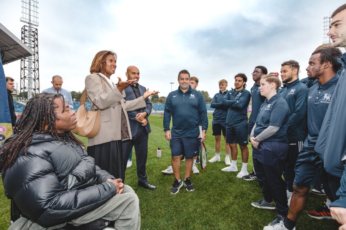 Dame Denise Lewis OBE was among guests at yesterday's official launch event to mark Birmingham City University’s first full term of teaching at Alexander Stadium. 🏟️

The former Olympic heptathlon champion joined new Chancellor Ade Adepitan, Vice-Chancellor Professor David Mba,